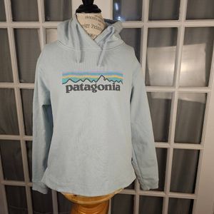 Patagonia Womens Baby Blue Uprisal Hoodie Large - Spot